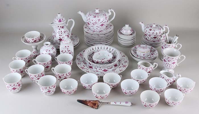 china purpur servies