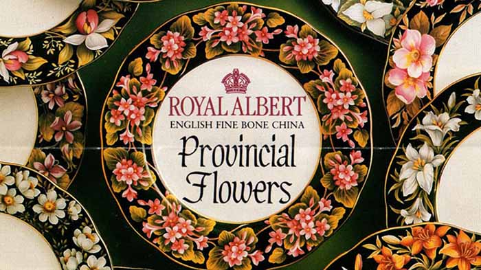 Royal Albert provincial flowers